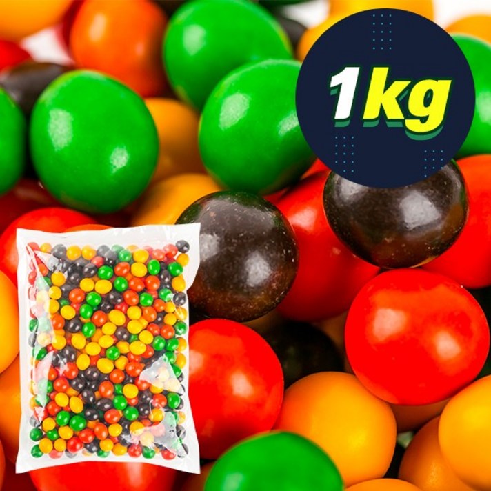 무팡) 뉴피너츠초코볼 1kg /대용량 업소용 사탕 쿠키 주전부리 옛날과자, 1C32_뉴피너츠초코볼