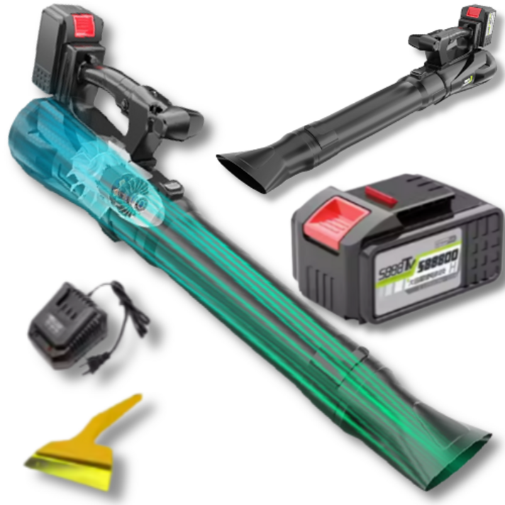 초강력 무선 대포 송풍기 30000RPM 세차 낙엽 대형 에어 블로워 강력 풍량 충전식 제설 송풍, 옵션B. 프로블랙 송풍기, 1개