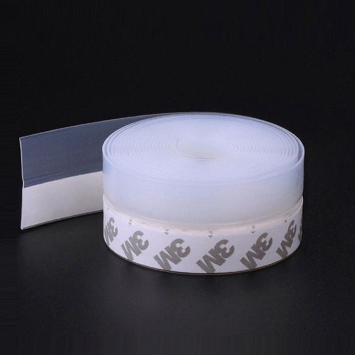 문풍지 창문 외풍 틈새 문틈 바람 차단 막이, 인테리어 문풍지(폭 25mm 길이 5M) 2개