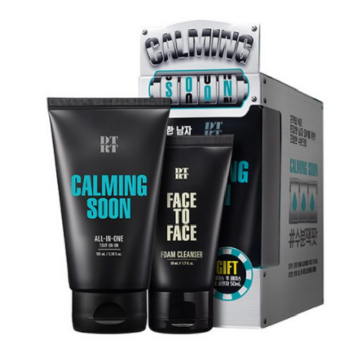 디티알티 카밍순 올인원크림 100ml + 페이스 투 페이스 폼 클렌저 50ml, 1세트