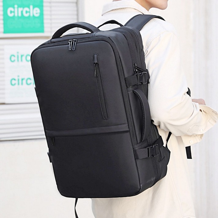 17인치 노트북 백팩 확장형 백팩 가방 대용량 대형 직장인 정장 비즈니스 출장용 출장 여행 여행용 남성 남자 16인치