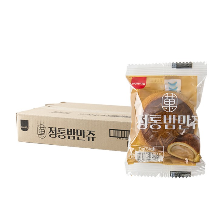삼립 정통밤만쥬, 23g, 50개입