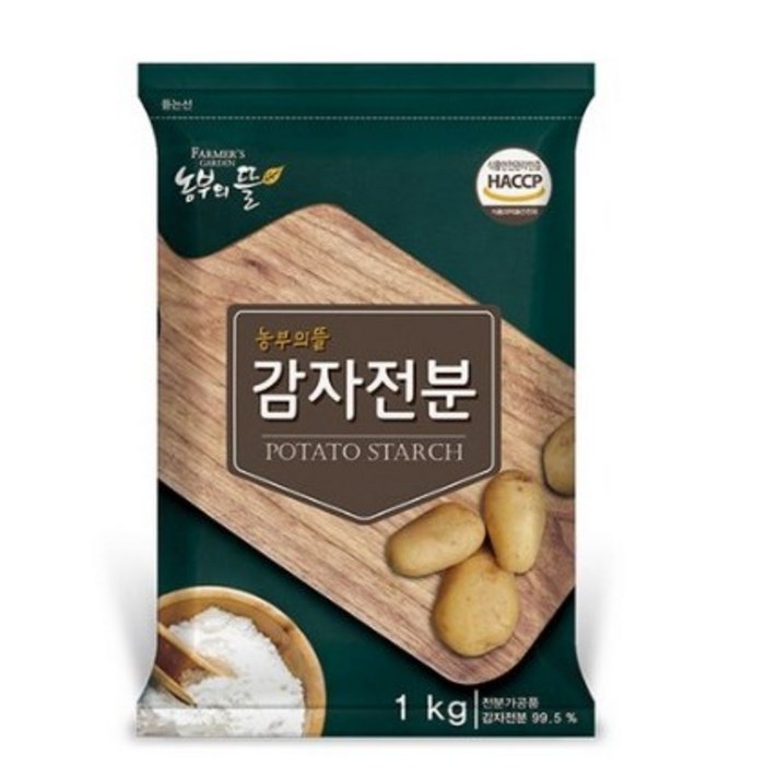 농부의뜰 감자전분, 1kg, 2개