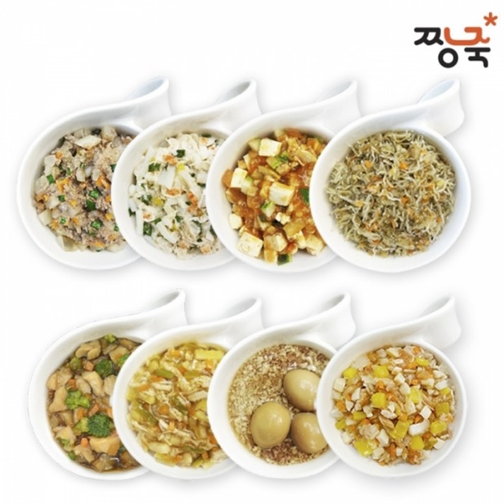 [짱죽] 5단계 어린이 반찬 골고루 8팩, 단품