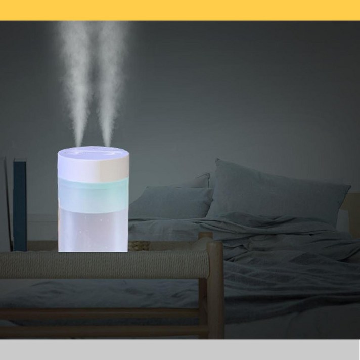 초음파가습기 미니 led usb 탁상 개인 원룸 사무실 차량용 휴대용 에어워셔