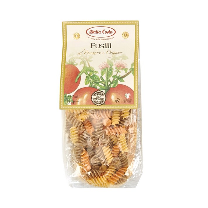 [메가마트]달라코스타 삼색 푸실리 250g, 1개