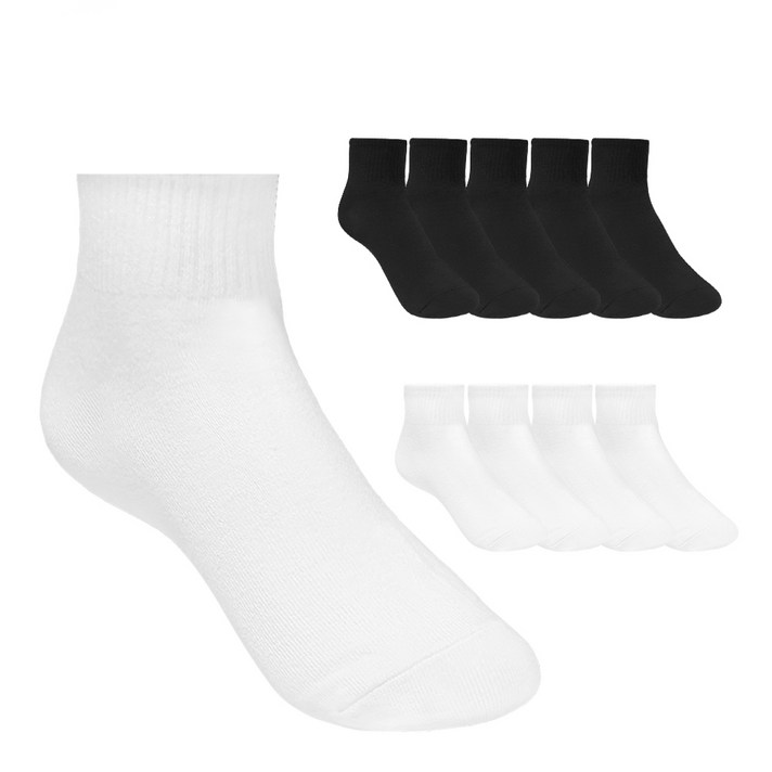 네이처삭스 남여 학생카바 10켤레세트(두 가지 색상 혼합선택가능)