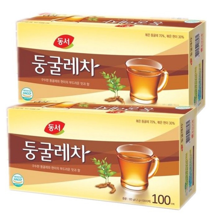 동서 둥굴레차, 1.2g, 100개
