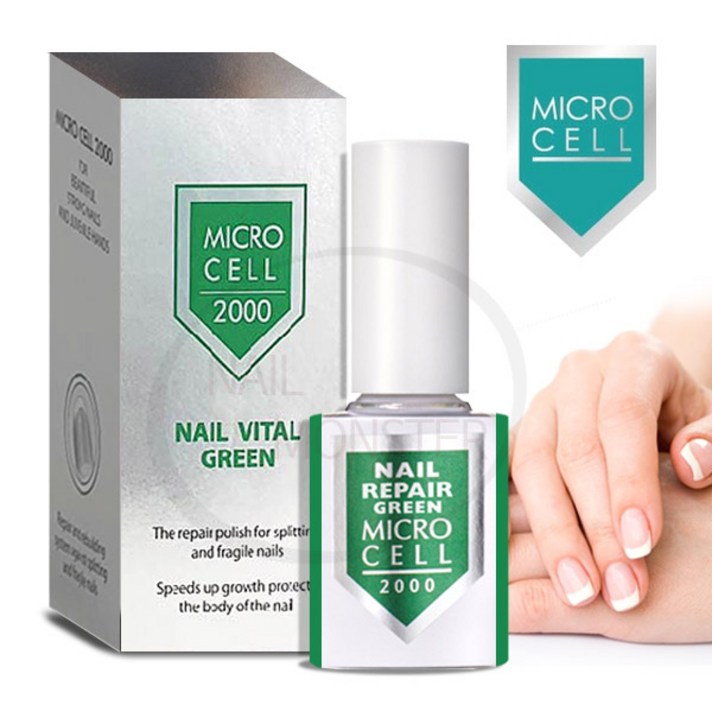 마이크로셀 네일바이탈 그린 12ml 손톱강화영양제+단독사은품(금액별), 1개