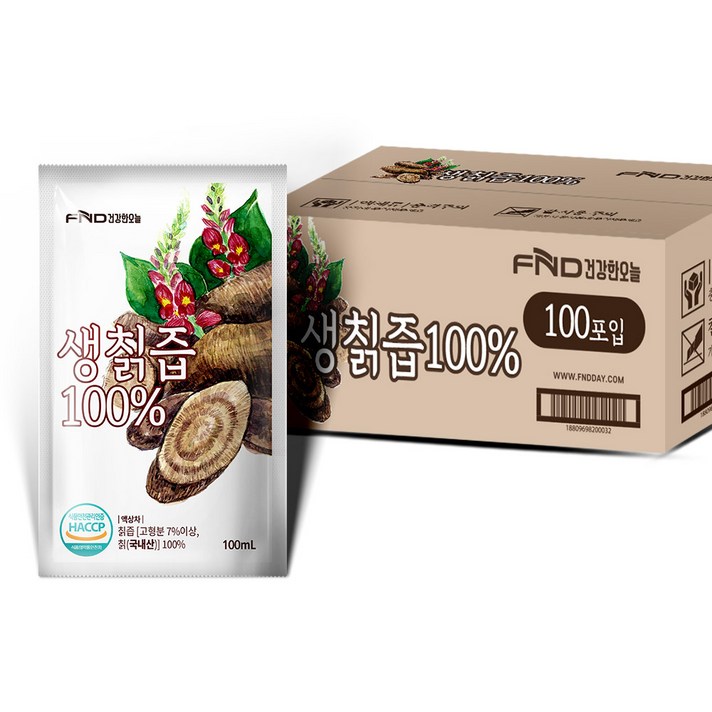 FND건강한오늘 생칡즙 100%, 100포, 100ml