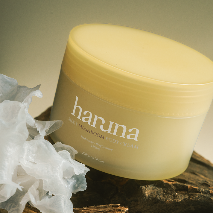 하루나 실키 머쉬룸 고보습 탄력 바디크림, 1개, 200ml