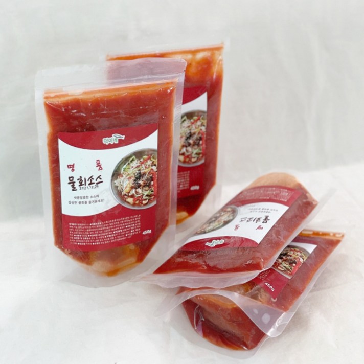[달콤한과일] 명품 수제 물회소스 양념 육수 330g 450g