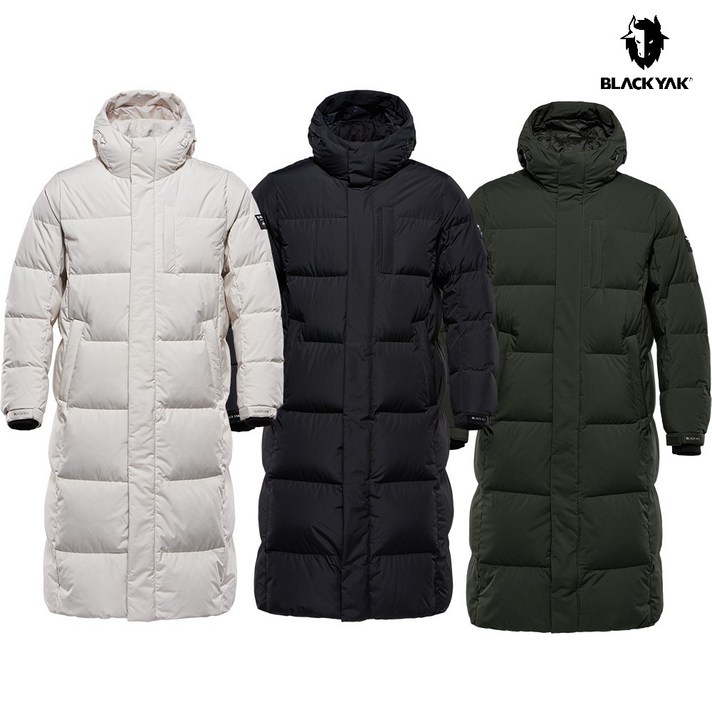 (블랙야크) 공용 방수 구스다운 롱패딩 B맥스벤치2다운자켓