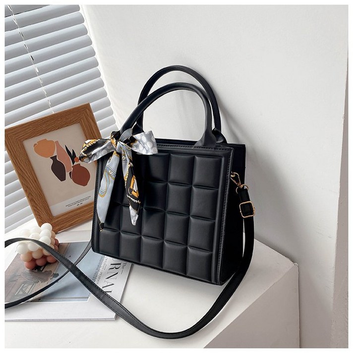 소녀갬성 여성 스카프 크로스 핸드백