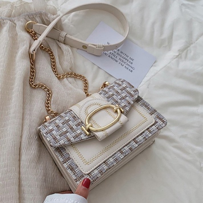 연이랜드 럭셔리 트위드 크로스백