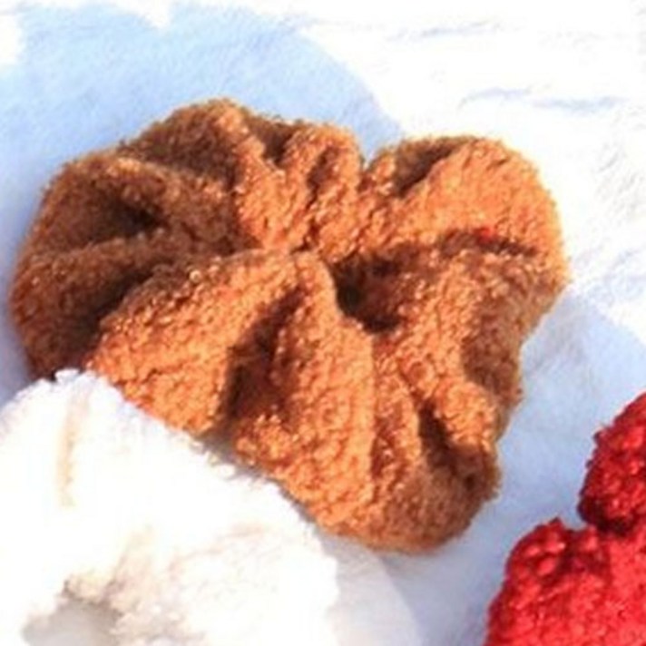 노이드비 뽀글뽀글 양털곱창밴드 헤어끈 5종세트