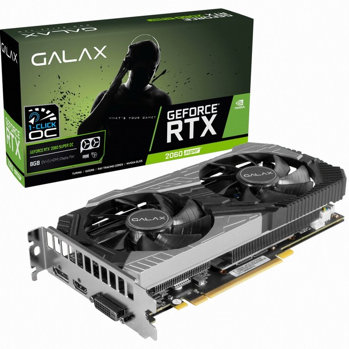 갤럭시 GALAX 지포스 RTX 2060 SUPER EX BLACK OC D6 8GB