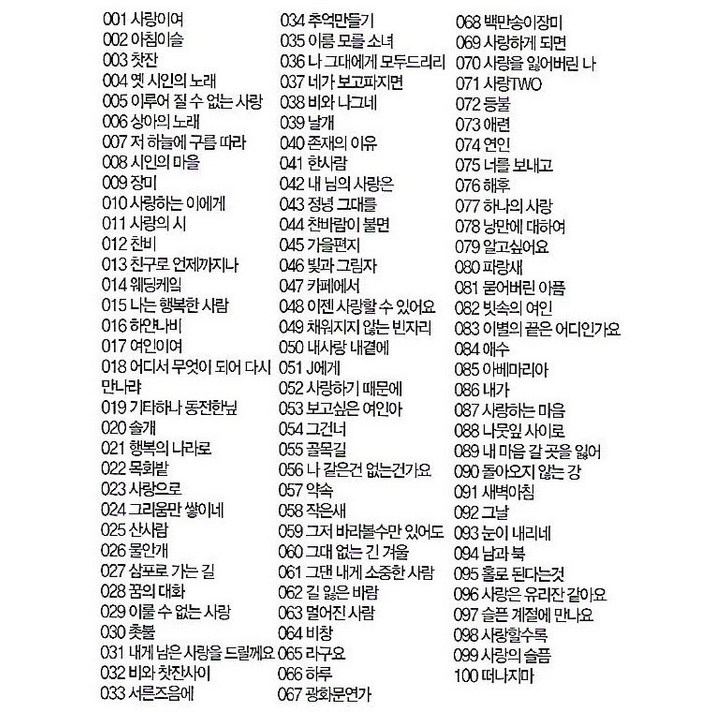  [미라클]7080 노래 USB 7080 별이 빛나는 밤에 100곡 