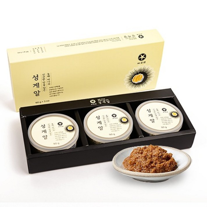 씨트리 성게알 통조림 선물세트 [90gx3ea], 3ea