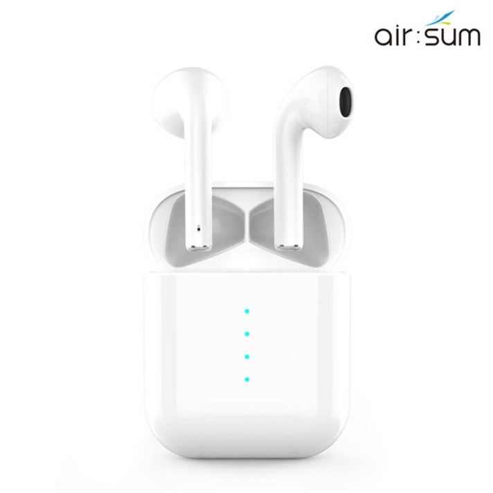 [에어숨] 블루투스 이어폰 AIR-20, 전체색:화이트