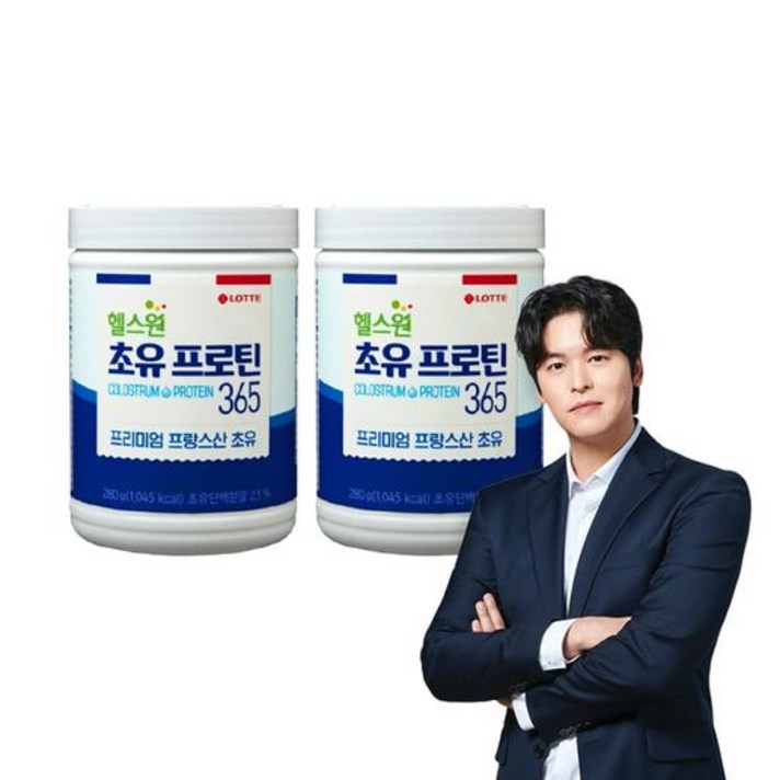 롯데헬스원 초유 프로틴 365, 280g, 3개