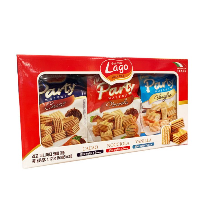 라고 미니 파티 와퍼 1125g 125g x 9 코스트코/웨하스, 1개, 125g