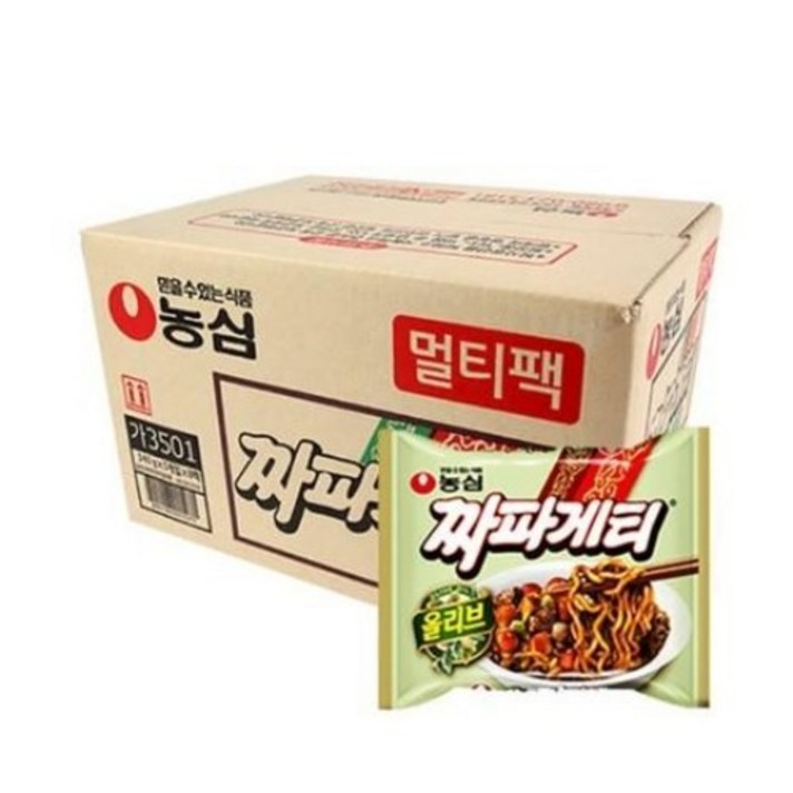농심 짜파게티 올리브 140g x 40개