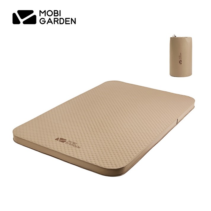 모비가든 캠핑 에어매트 매트리스 에어 베드 휴대용 자동 풍선 쿠션 9cm 절묘한 캠핑, 2인용