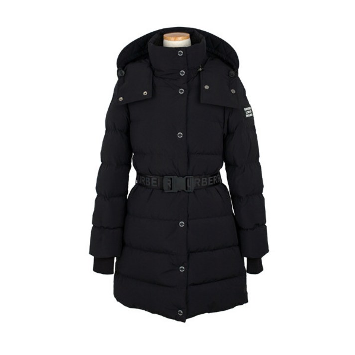 [버버리] 21FW 에핑햄 쇼트 후드 벨트 패딩 코트 8021978 (BLACK)