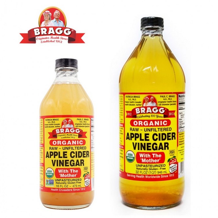 브래그 유기농 사과식초 946ml 473ml 애플사이다 비니거 발효식초 / 다이어트 / 애사비, 02 브래그 사과식초 946ml