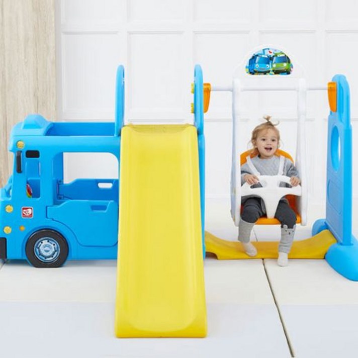 야야 타요 버스 미끄럼틀 운전놀이 + 연결그네, 단품