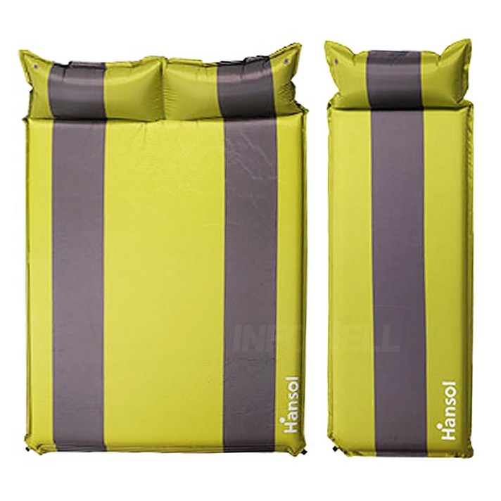 [TV홈쇼핑정품/인포벨] 한솔 자동 충전 에어매트 자충매트 캠핑 피크닉 차박 간편 매트리스 싱글 더블