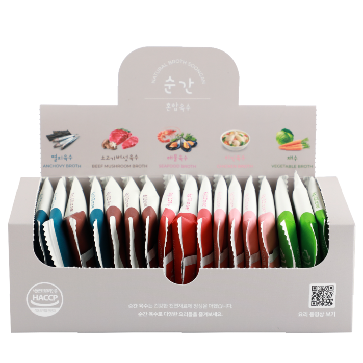 [순간] 고체육수 감칠맛 사골육수 다시팩 치킨스톡 천연조미료 라면스프 멸치, 해물육수