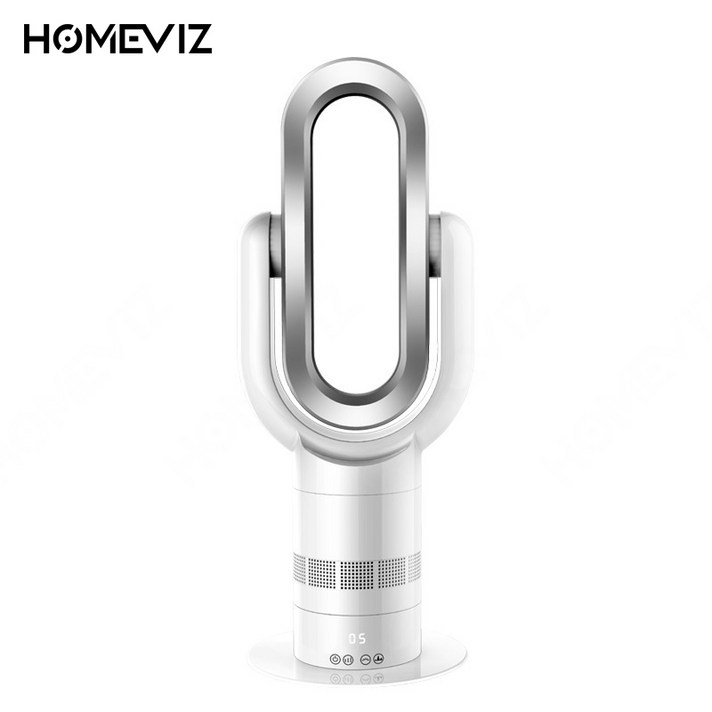 HOMEVIZ FS-8 냉풍&열풍 스탠드형 가정용 사무실 다용도 공기순환정화 살균 리모컨 날개없는 선풍기