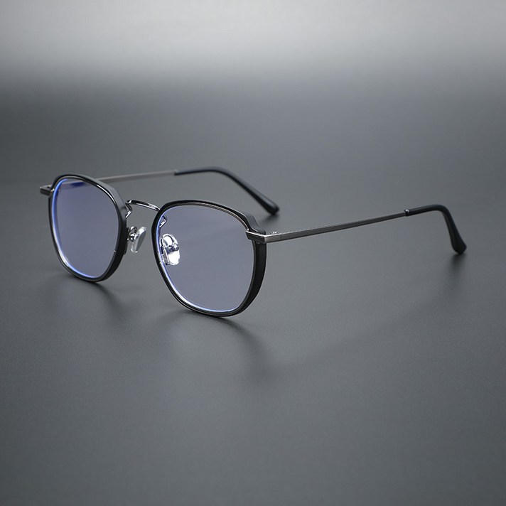 남성 안경테 빈티지 안경 복고 엔틱 트랜드 패션 금속 블랙 골드 실버 용품 금속테 이쁜 예쁜 남자