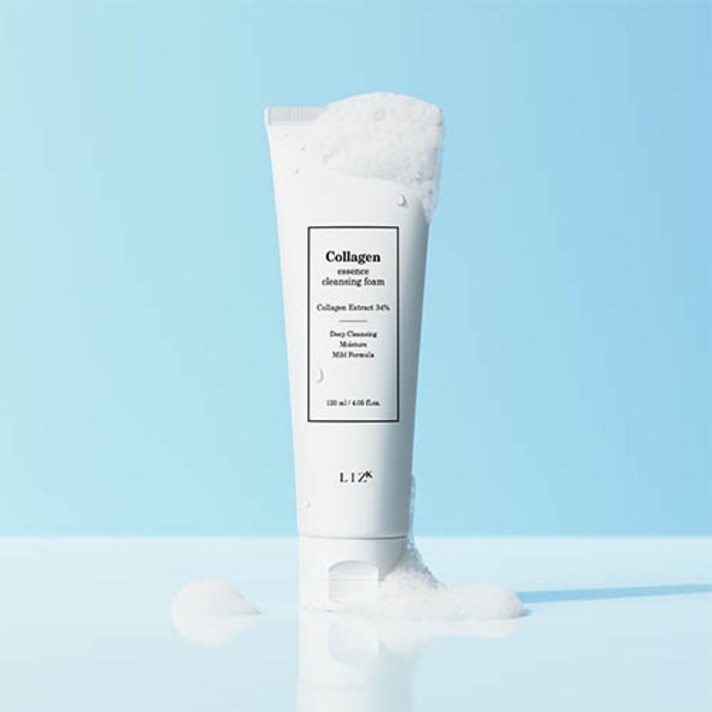  리즈케이 콜라겐 에센스 클렌징폼 120ml ( 콜라겐 마스크팩 1매증정), 1개 
