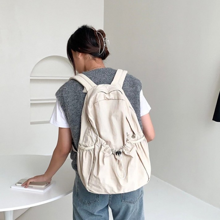 아이비바스락데일리백팩 편한가방 가벼운 책가방 학생용 회사원 노트북 여행가방
