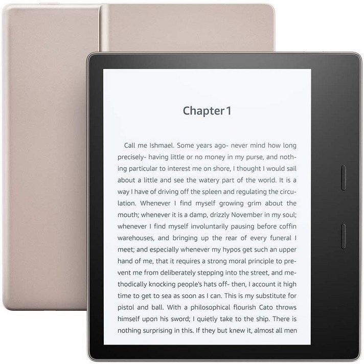 Amazon All new Kindle Oasis 10th 전자책 e북리더, Champagne Gold, 32GB 광고 포함