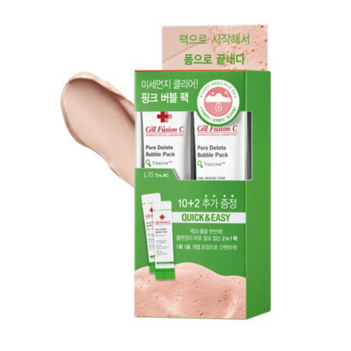 셀퓨전씨 트리악 포어 딜리트 버블팩 5g, 12개입, 5개