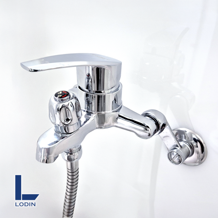 로딘 국산 샤워기수전 크롬 욕실 황동 샤워수전 욕조 샤워기 세트 수도꼭지 교체 M1600, 1개, 상세페이지 참조