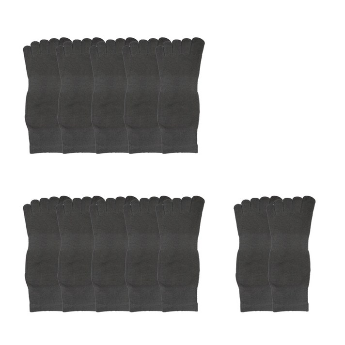 버니버니 남성용 중목 발가락양말 12컬레