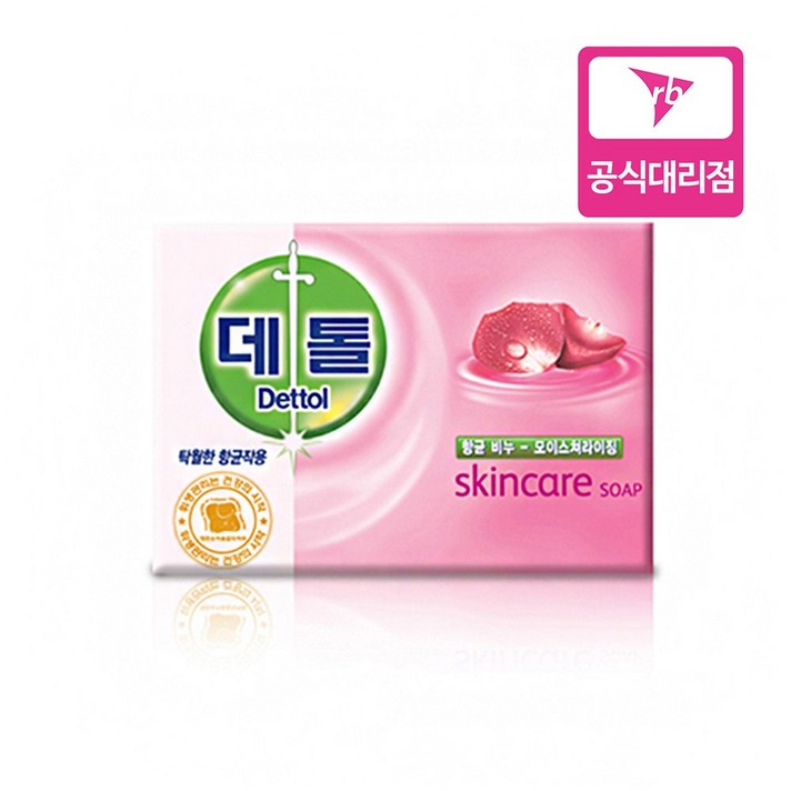 데톨 항균비누 모이스처(스킨케어), 1개, 95g