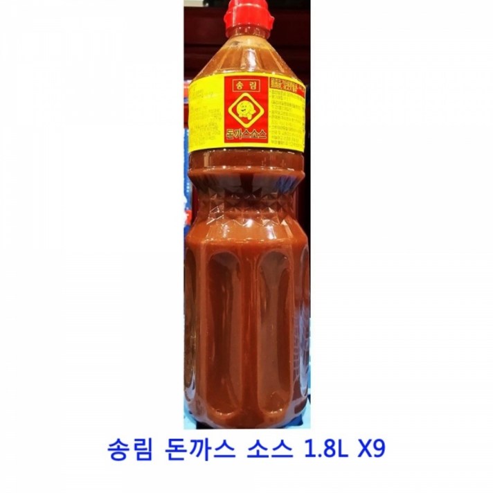 MDF8529 업소용 식자재 송림 돈까스 소스 1.8L X9 불닭소스/떡볶이소스/만능멸치육수/굴소스, 1개