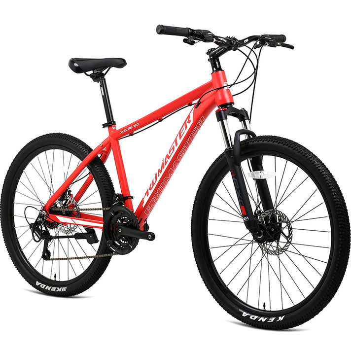 프로마스터 엑스씨2.1D 26인치 시마노21단 입문용 MTB 자전거 디스크 무료조립, 22년형 매트루비레드, 16.5인치프레임, 무료조립+고급사은품
