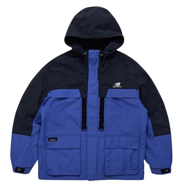 뉴발란스 공용 에코 마운틴 자켓 바람막이 NBNMB39013-BL