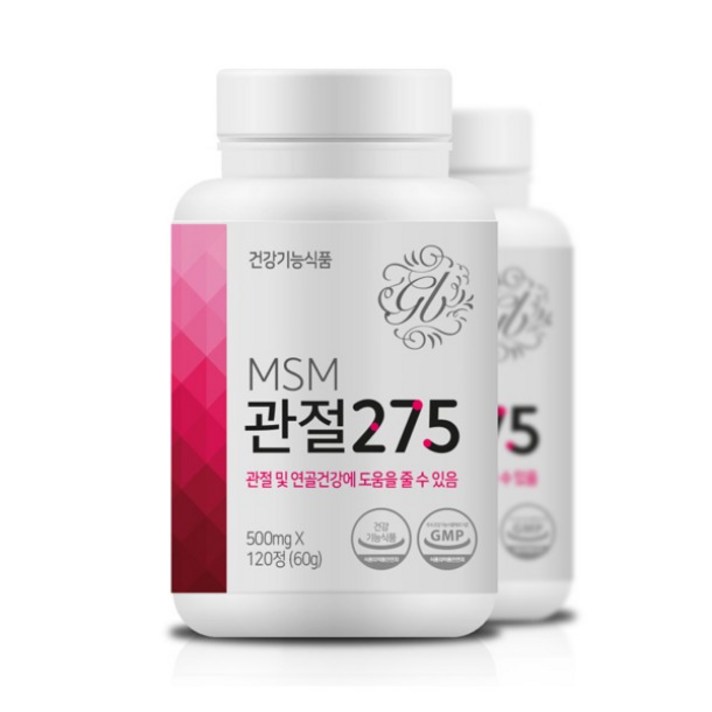 MSM관절275 식이유황 관절영양제, 60g, 240정