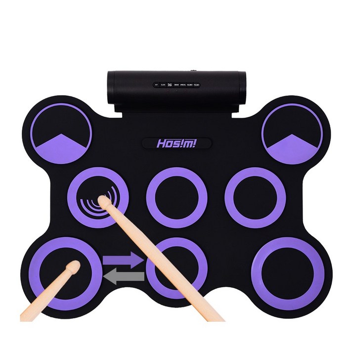 호시미 전자드럼 패드 휴대용, MX2, 1개