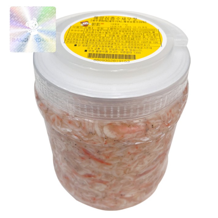  반찬단지 해양심층수 100% 국내산 새우젓(평화) [행사], 1개, 2kg 