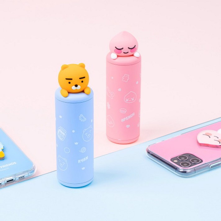 카카오프렌즈 스틱형 손난로 보조배터리 5000mAh, 라이언, WI20-HWPB-R