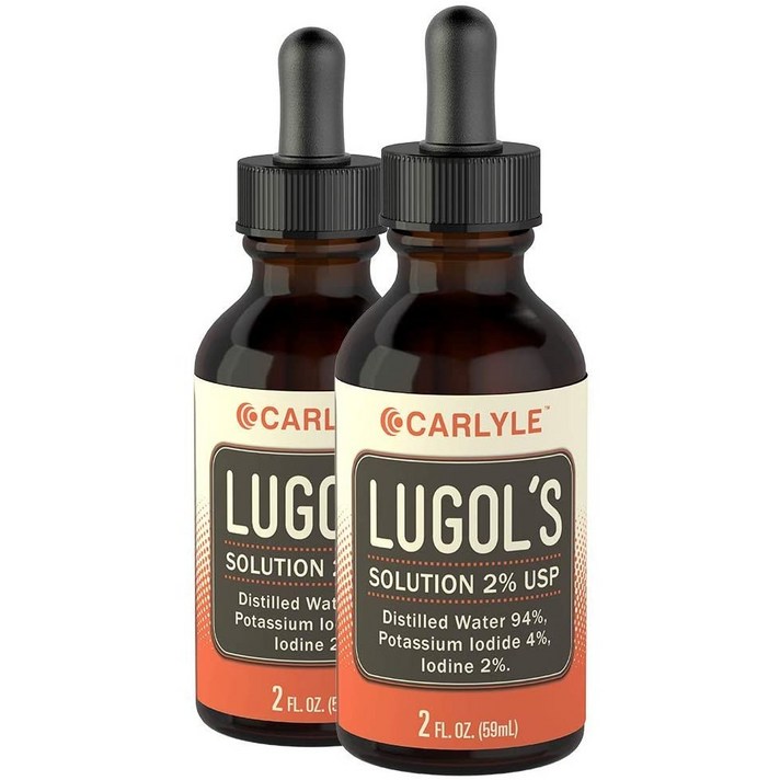 칼라일 루골 아이오딘 요오드 59mL 2통 Carlyle Lugols Iodine 2 fl oz 2 pack